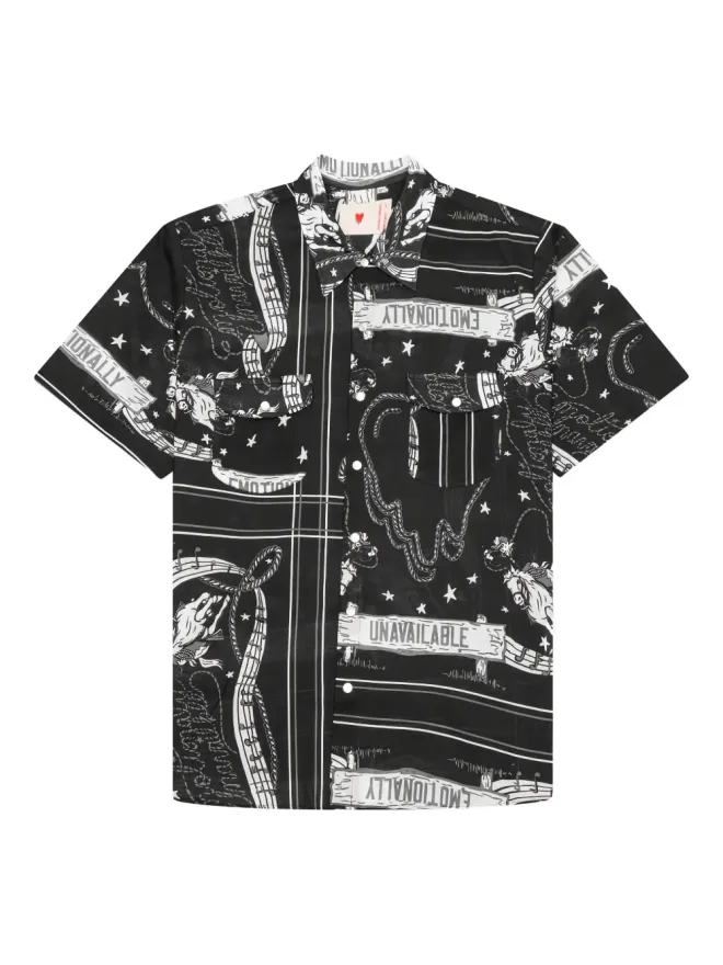 Emotionally Unavailable Emotionally Unavailable 短袖プリントシャツの商品画像