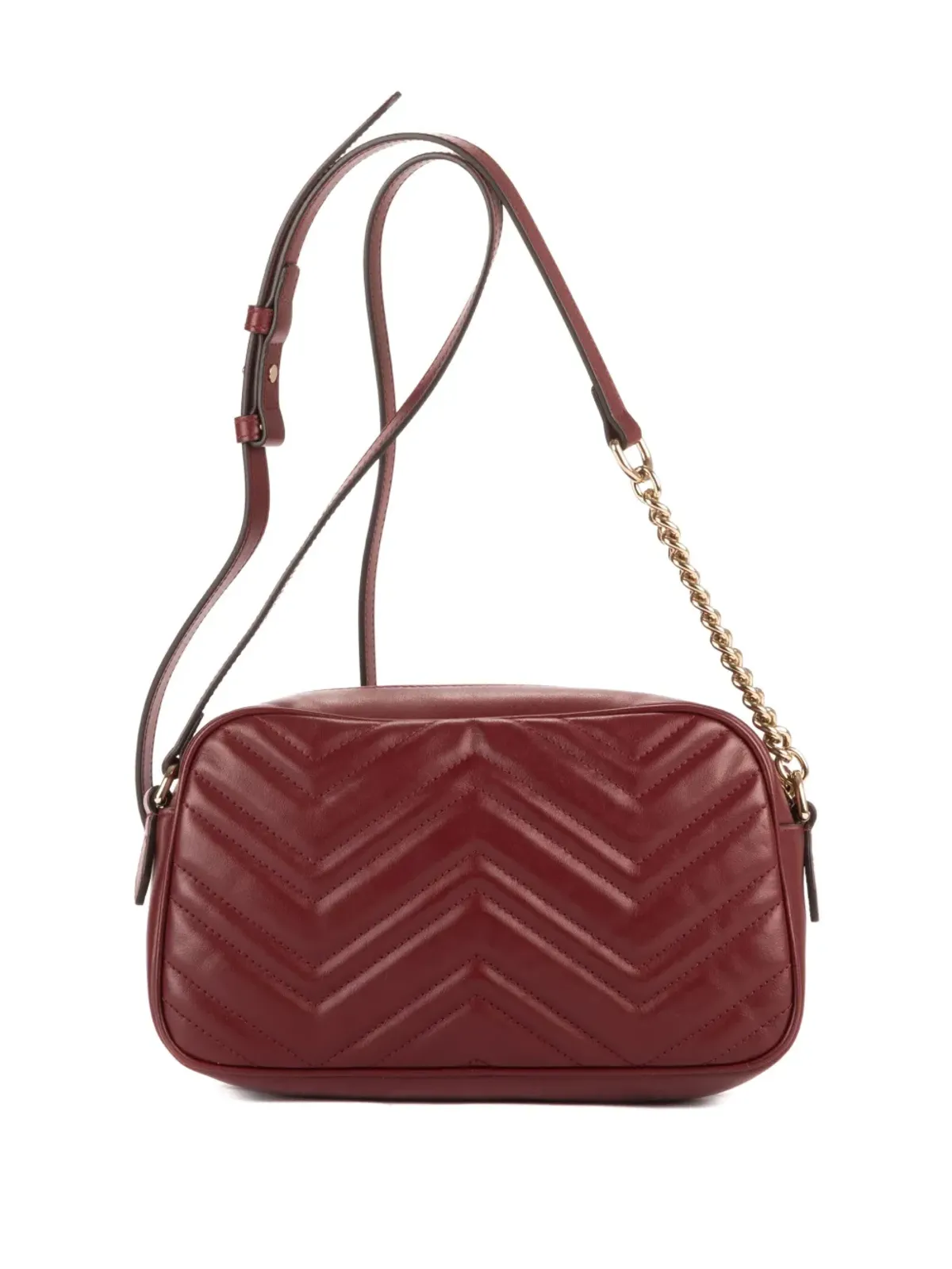 Gucci Pre-Owned キルテッド チェーンストラップ バッグ - レッド - 画像2