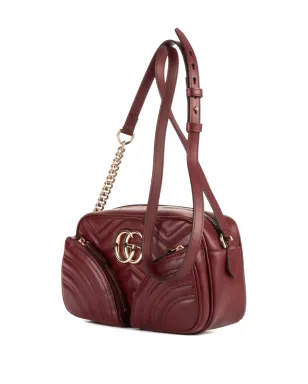 Gucci Pre-Owned キルテッド チェーンストラップ バッグ - レッド - サムネイル3