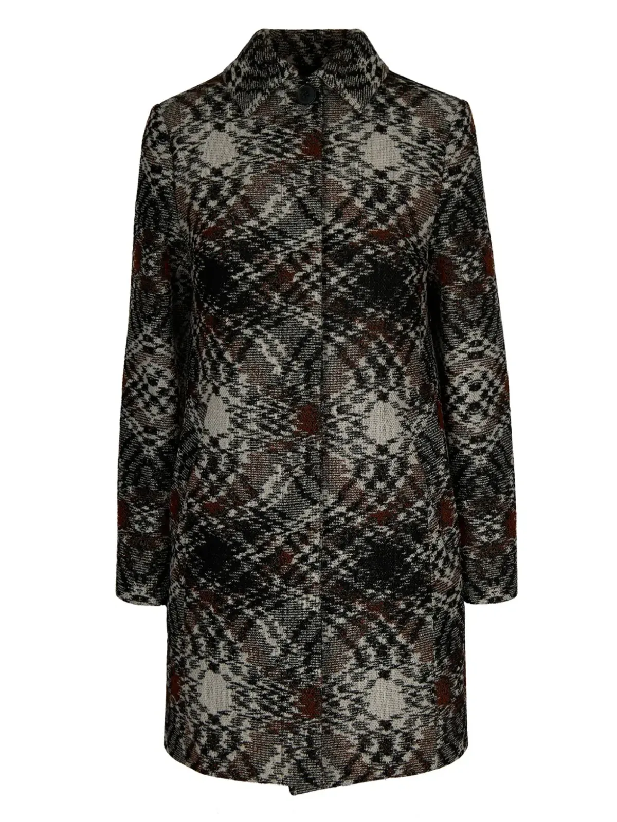 Missoni パターン柄ボタンコート - 画像1