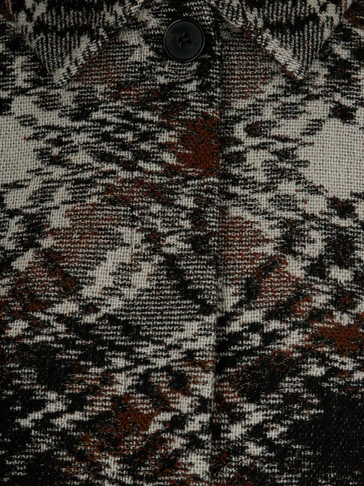 Missoni パターン柄ボタンコート - 画像3