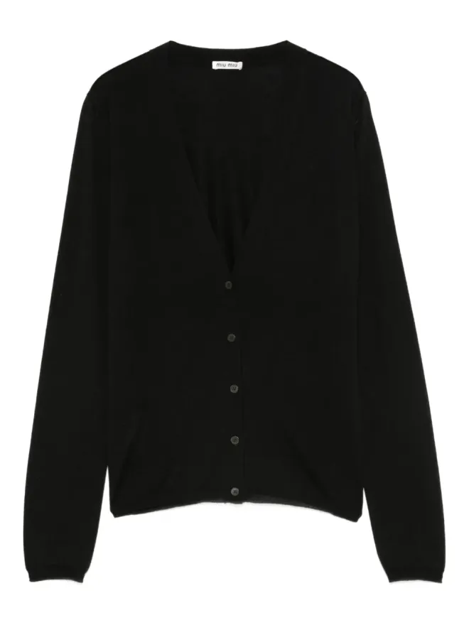 Miu Miu Miu Miu Vネックカーディガンの商品画像