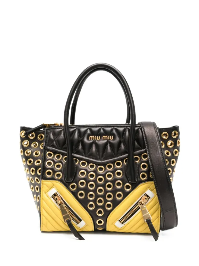 Miu Miu Miu Miu ジップディテール ショルダーバッグの商品画像