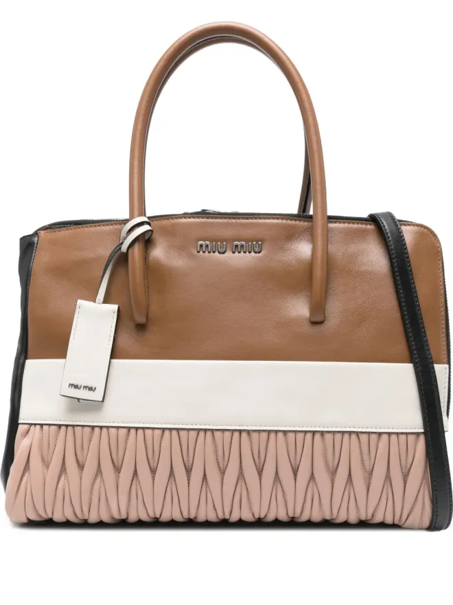 Miu Miu Miu Miu ルシュード ロゴディテール トートバッグの商品画像