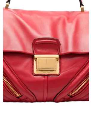 Miu Miu ジップファスナー付き キルティング トートバッグ - レッド - サムネイル4