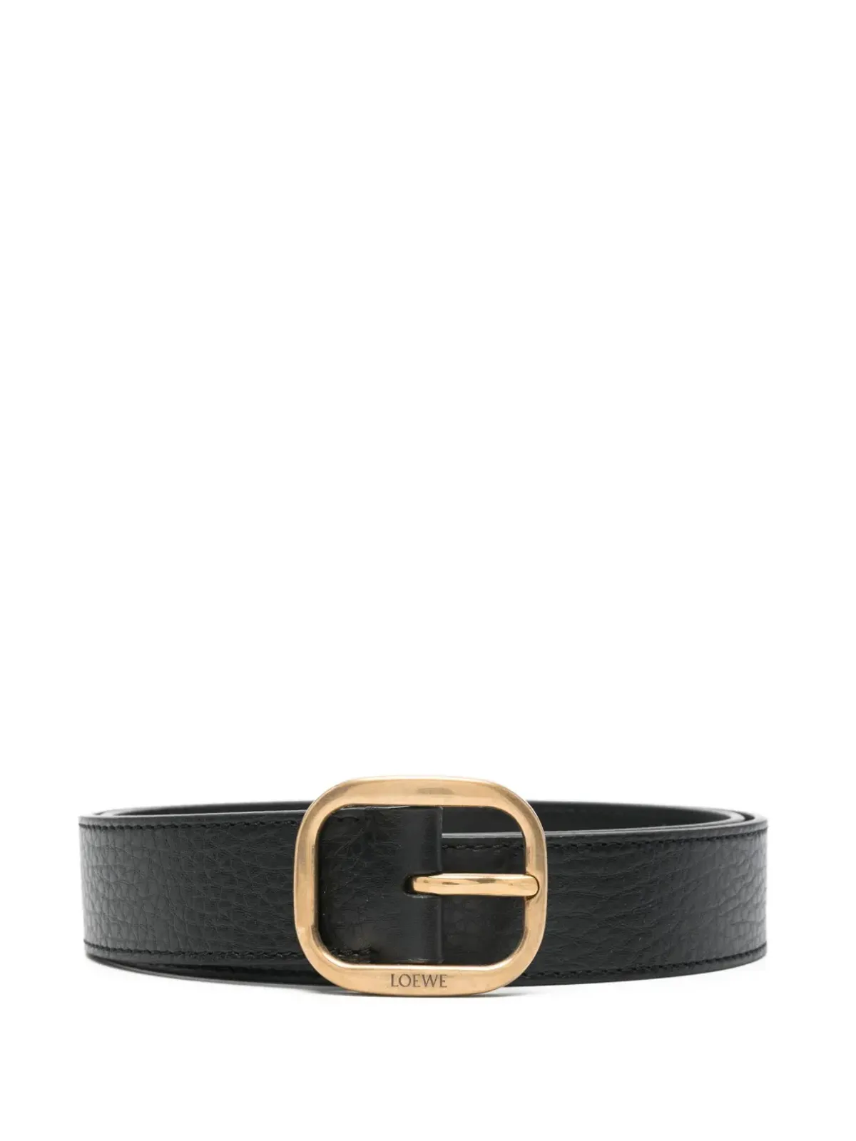 LOEWE レザー バックルベルト - 画像1