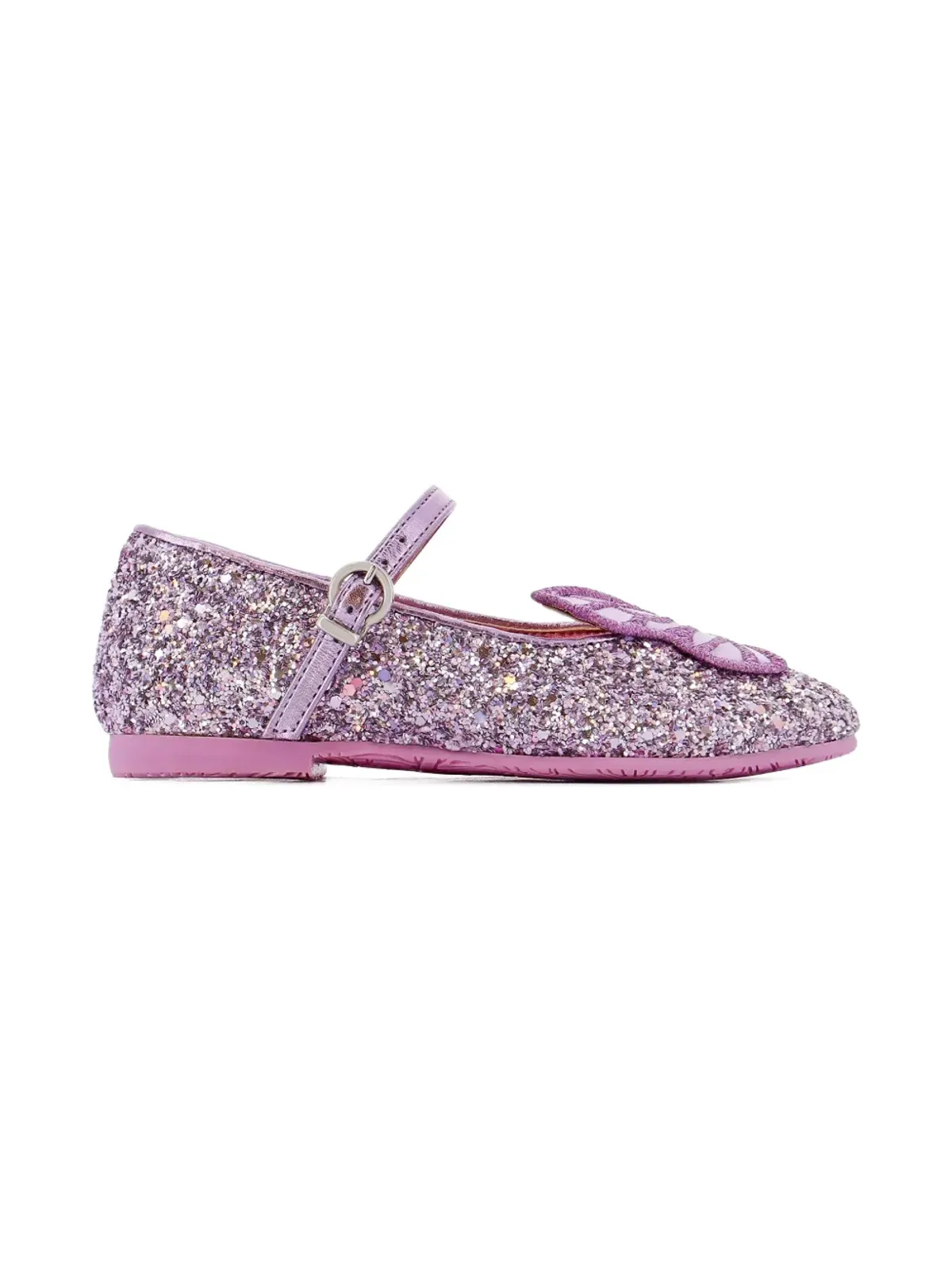 Sophia Webster Mini Butterfly ballerinas - Purple - 画像2