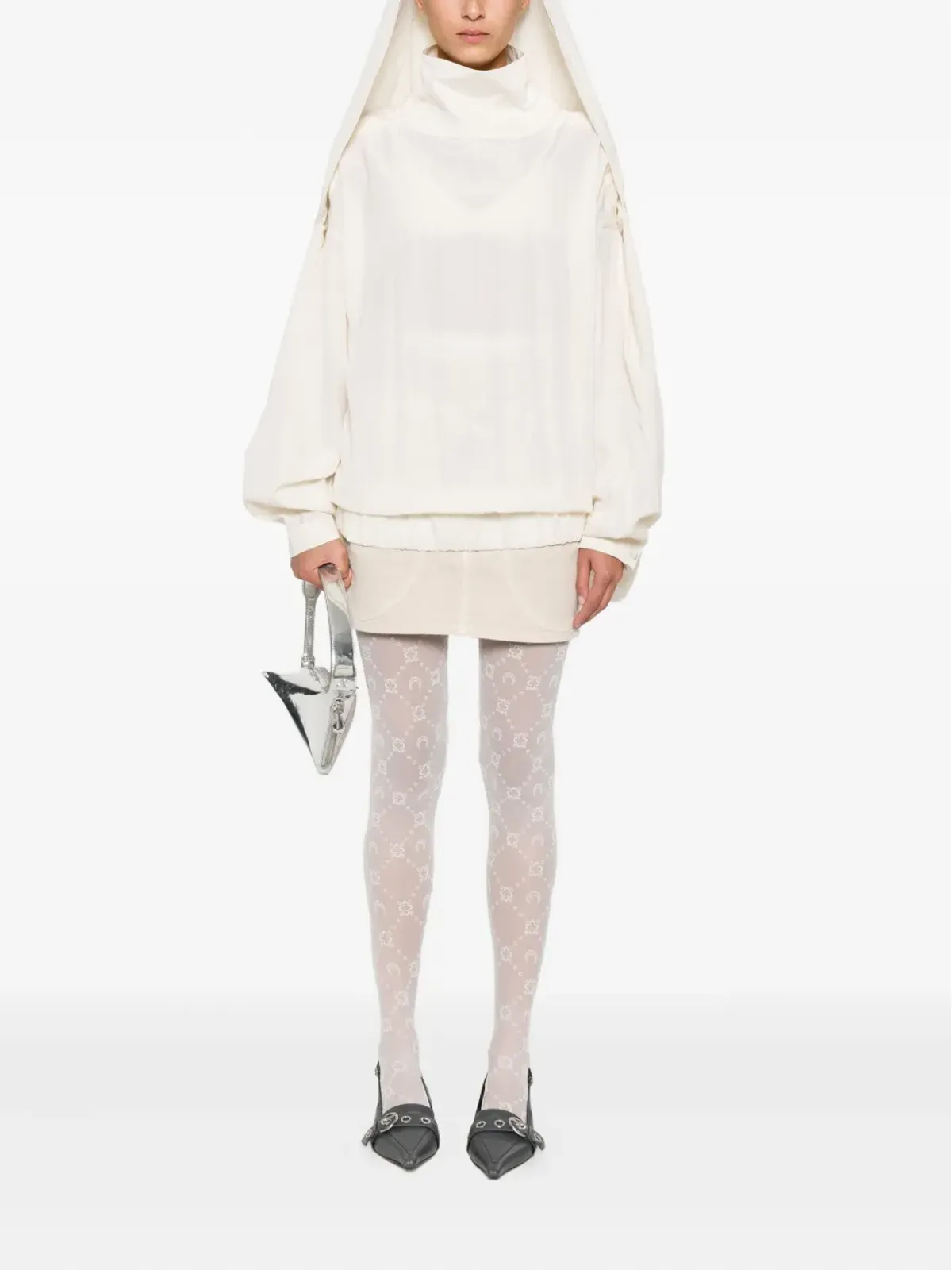 Jean Paul Gaultier ハイネックプリーツトップ - 画像2
