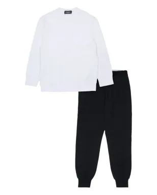 DSQUARED2 KIDS ロゴウェストバンド トラックスーツ ブラック - サムネイル1