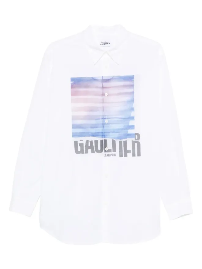 Jean Paul Gaultier Jean Paul Gaultier グラフィックプリントシャツの商品画像