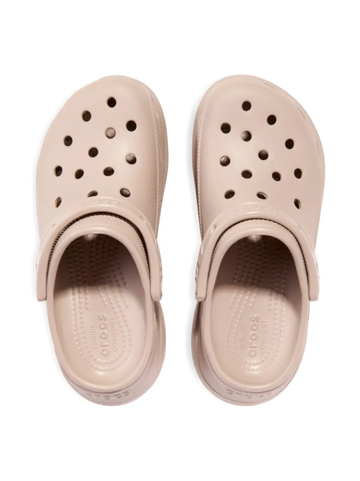 Crocs Kids プラットフォームパンチングサンダル - 画像3