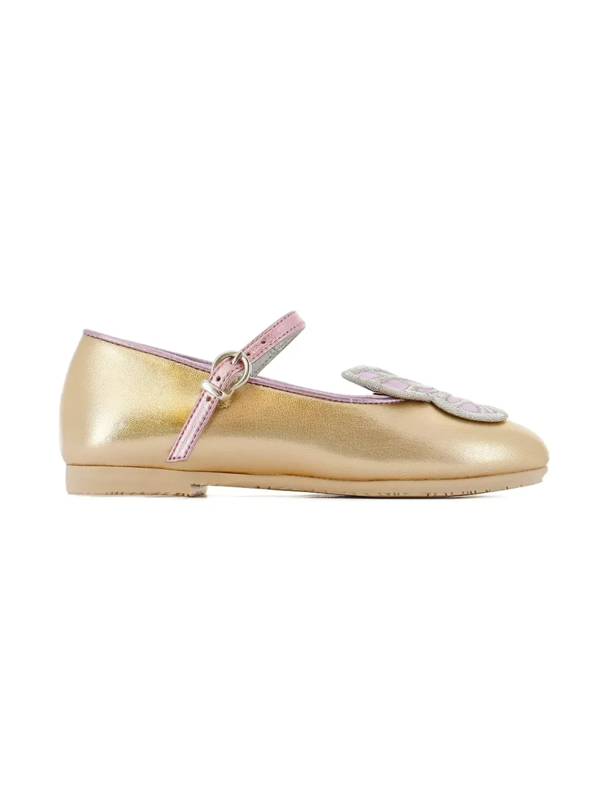 Sophia Webster Mini レザー バレエフラット - ゴールド - 画像2