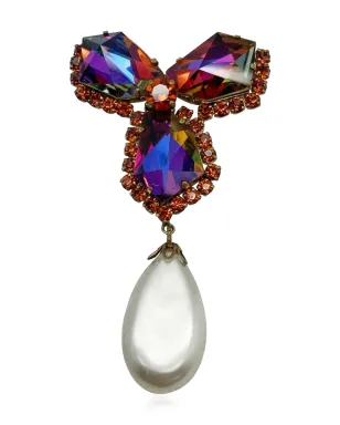 Jennifer Gibson Jewellery 1950s Kaleidoscope brooch - Gold - サムネイル1