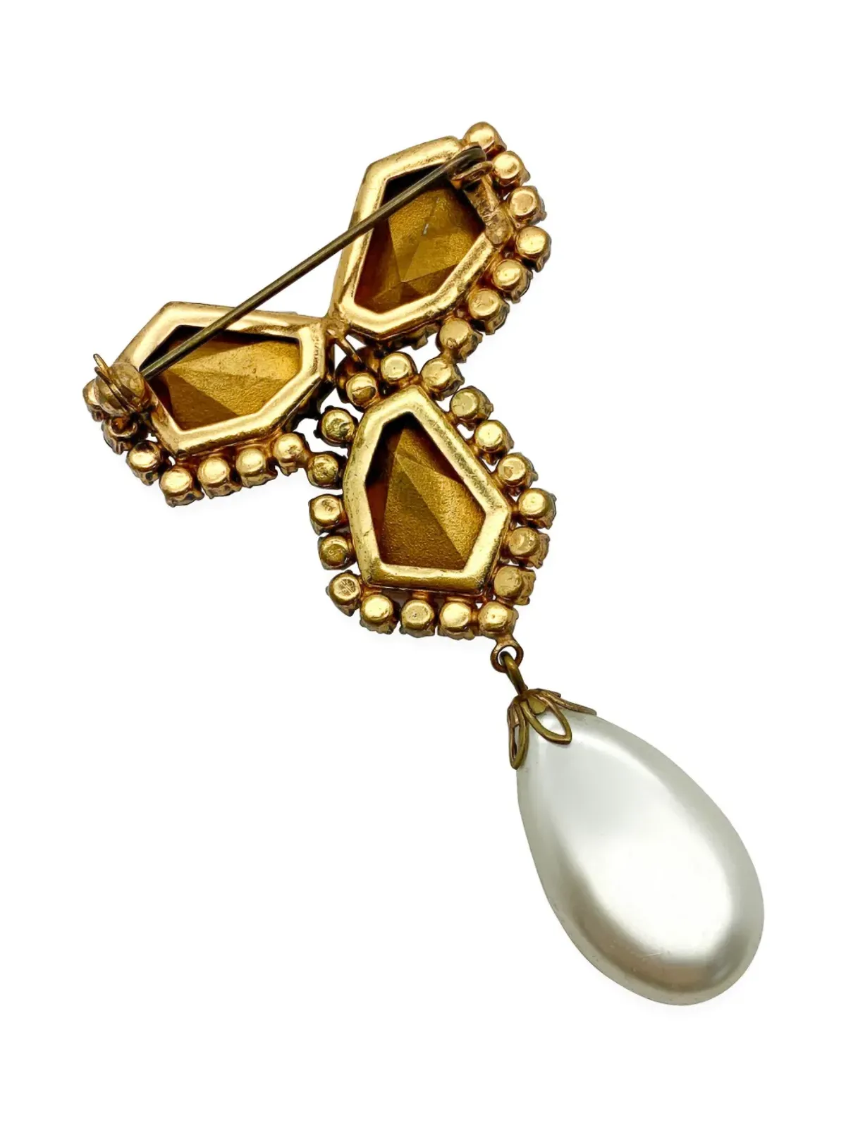 Jennifer Gibson Jewellery 1950s Kaleidoscope brooch - Gold - 画像2