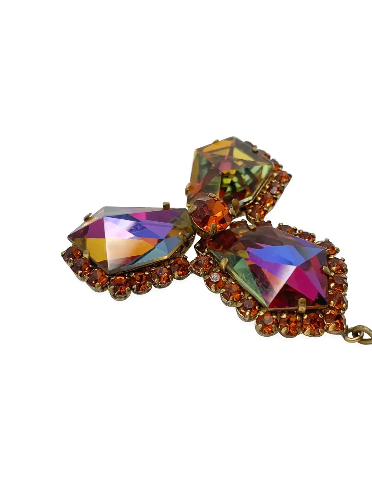 Jennifer Gibson Jewellery 1950s Kaleidoscope brooch - Gold - 画像3