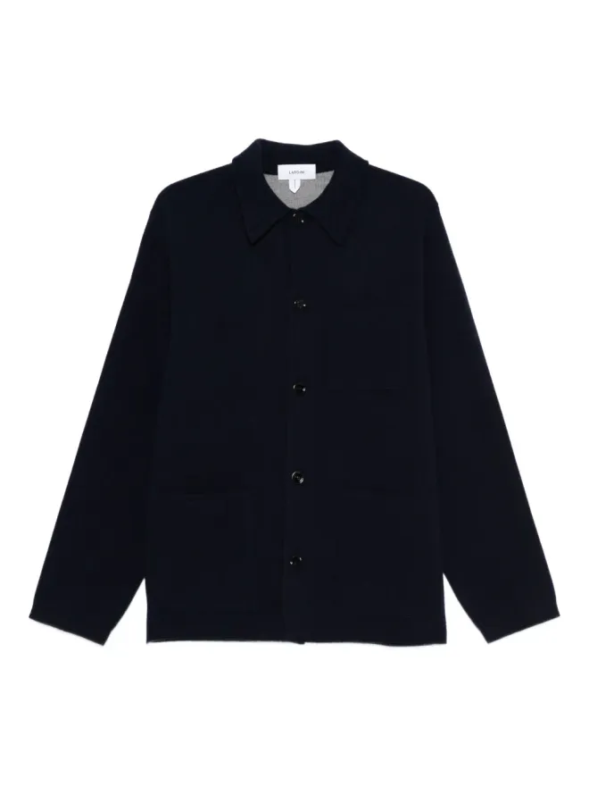 Lardini Lardini パッチポケット付きボタンカーディガンの商品画像