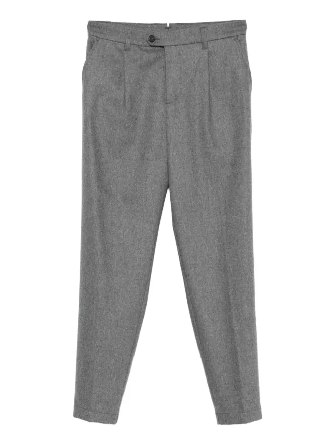 Eleventy Eleventy プリーツウールパンツ - グレーの商品画像