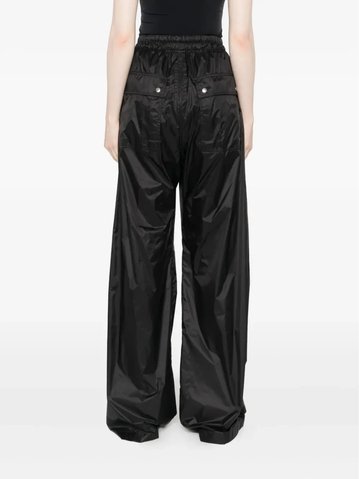 Rick Owens DRKSHDW ドローストリングポケット付きパラッツォパンツ - 画像4