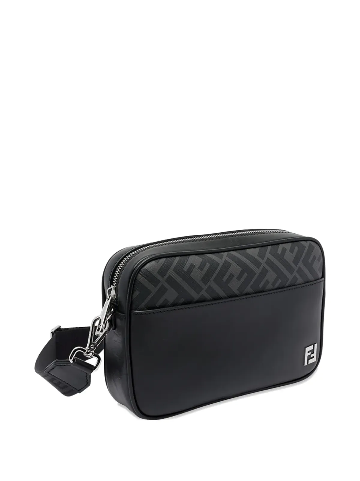 FENDI FF-logo zip bag - Black - 画像3