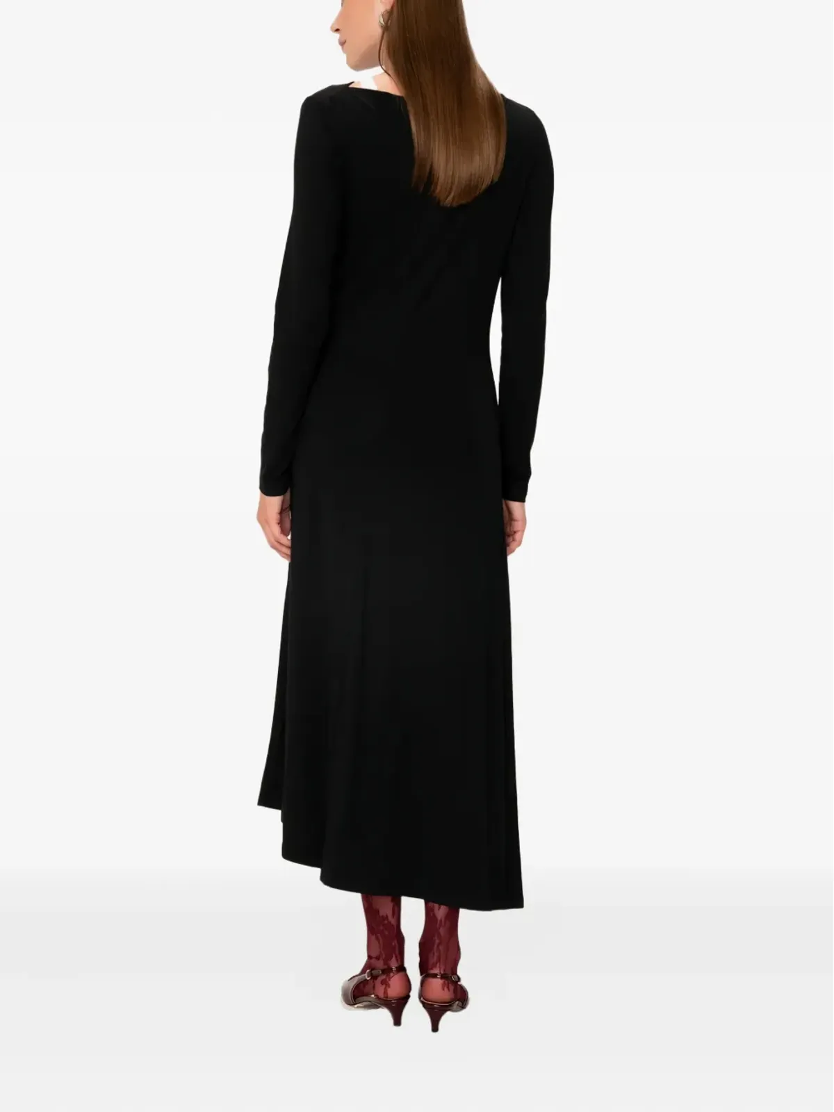 VIVEH Nashira draped-design midi dress - Black - 画像2