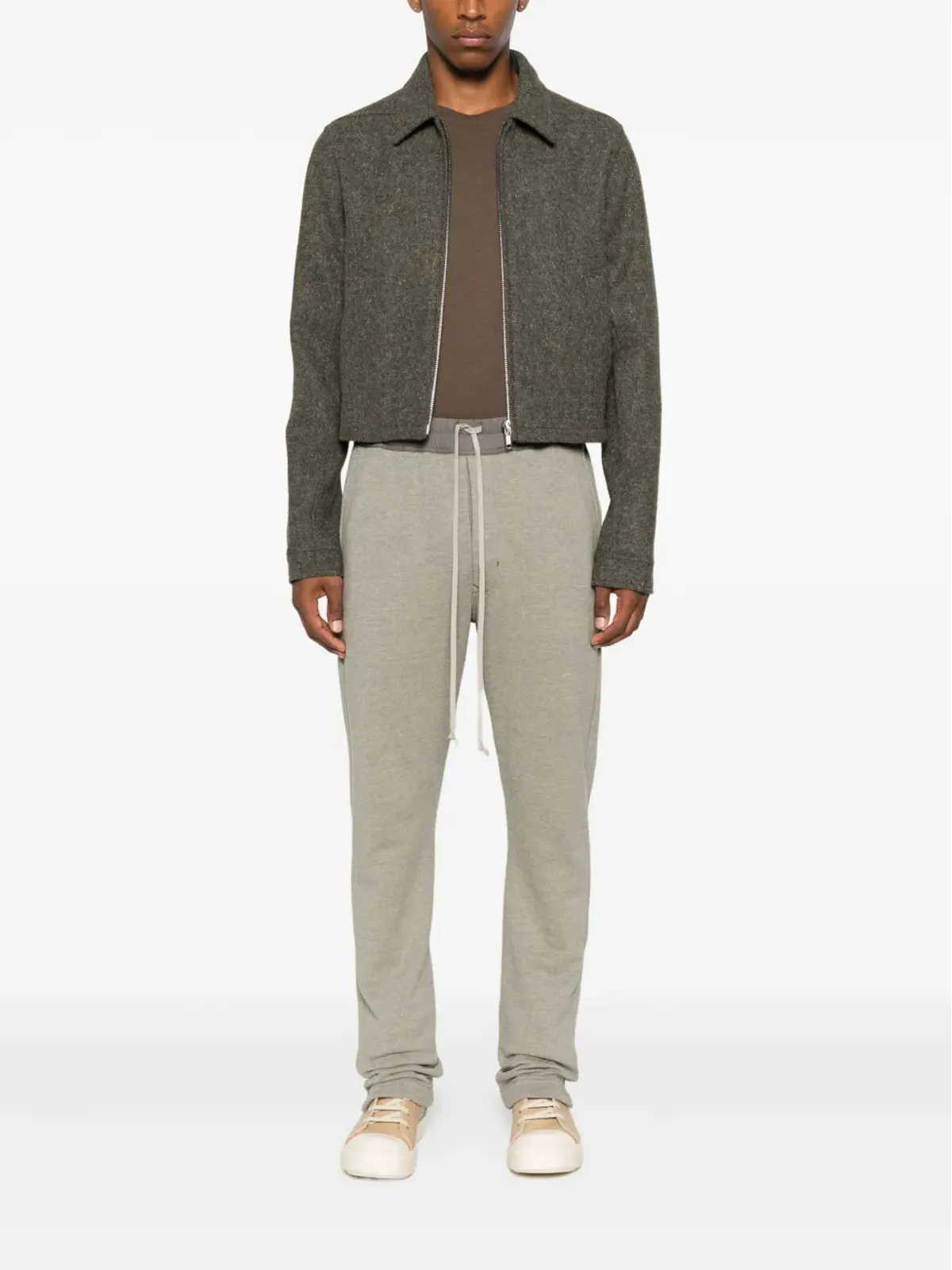Rick Owens DRKSHDW ドローコード サイドカフ トラックパンツ - 画像2