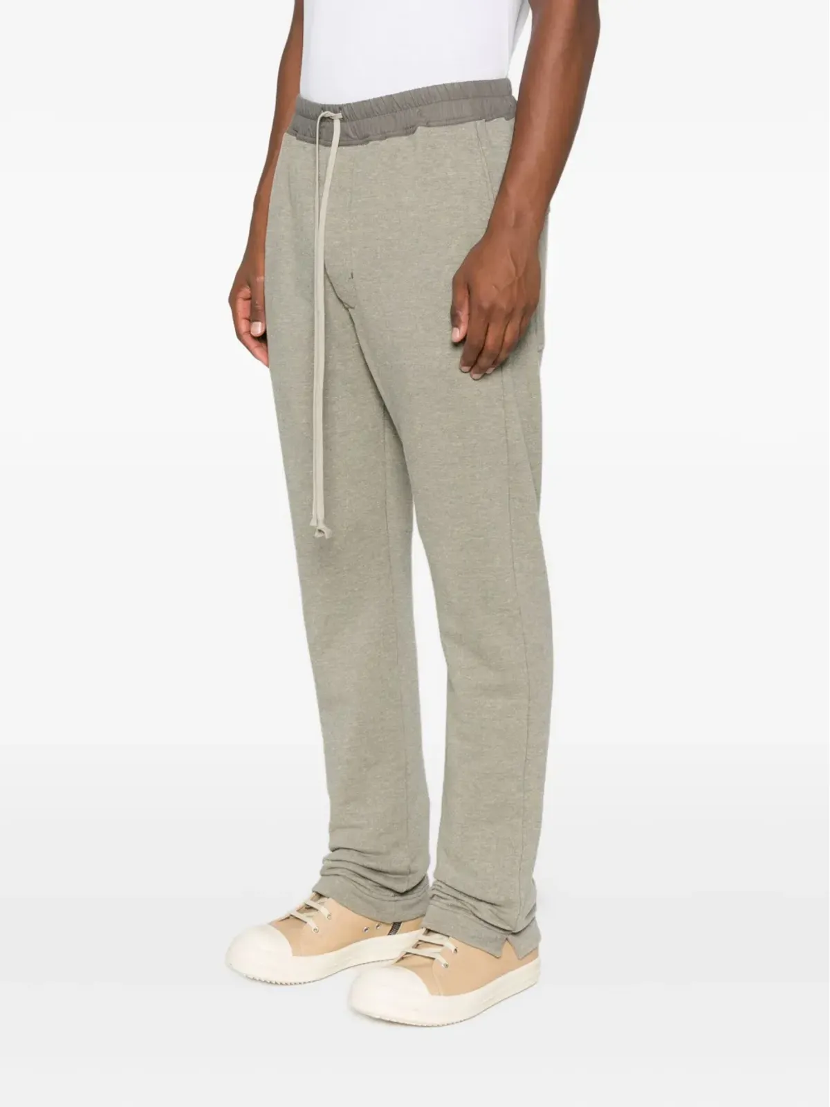 Rick Owens DRKSHDW ドローコード サイドカフ トラックパンツ - 画像3