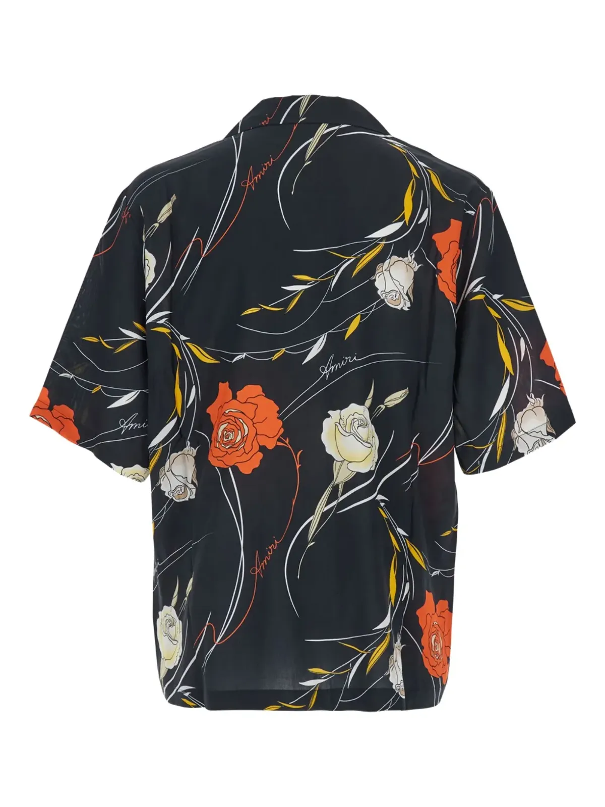 AMIRI ローズプリント キャンプカラーシャツ - 画像2