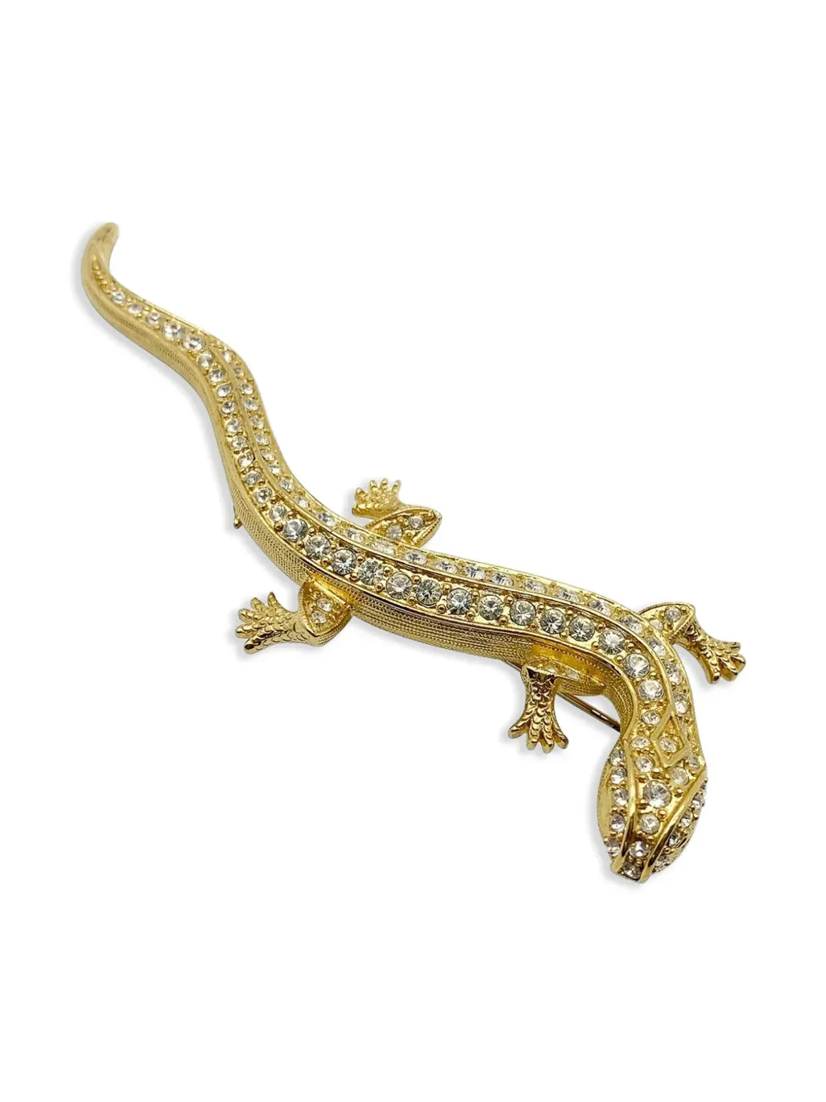 Jennifer Gibson Jewellery 1980年代 トカゲのブローチ - Gold - 画像3