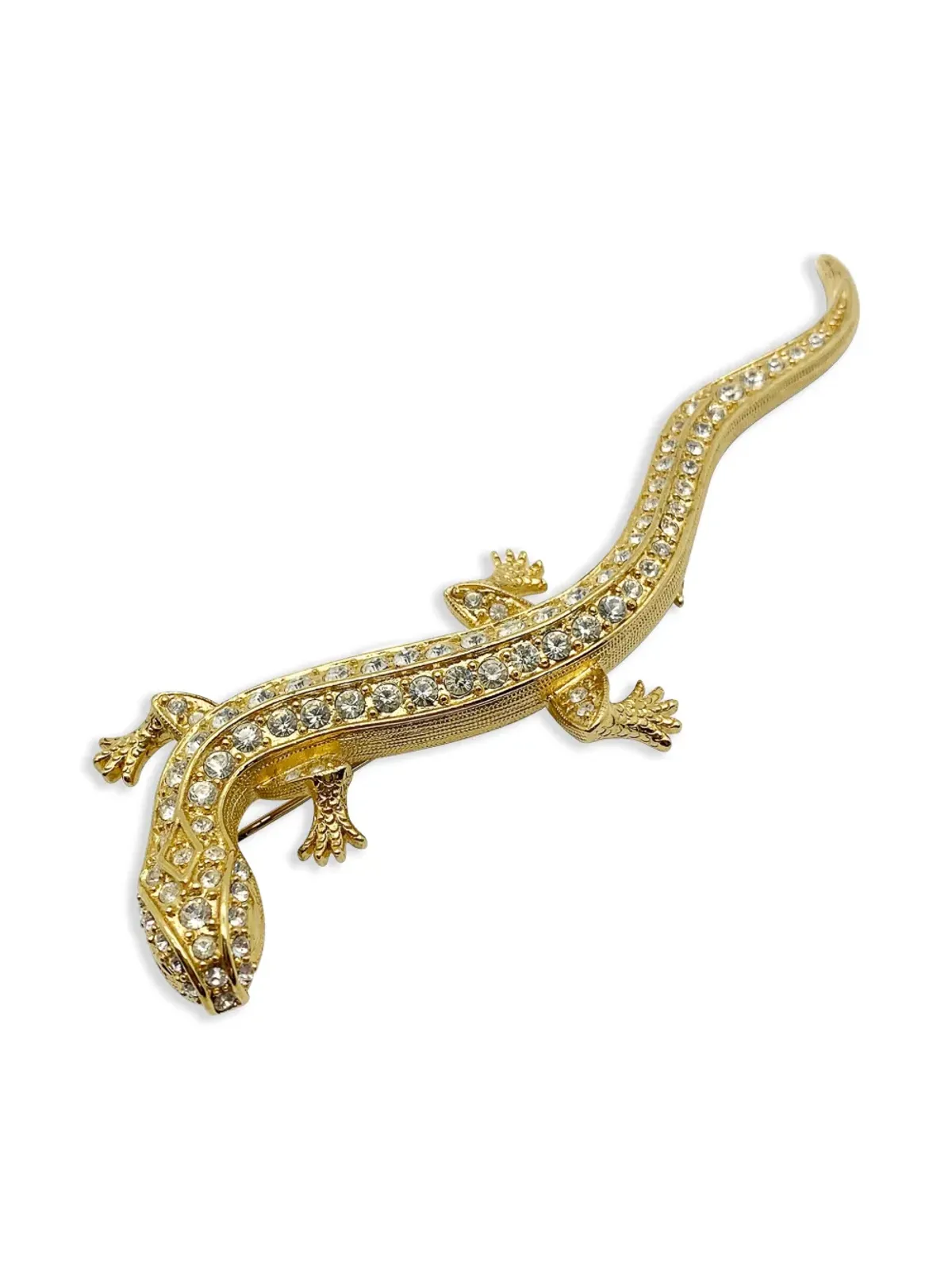 Jennifer Gibson Jewellery 1980年代 トカゲのブローチ - Gold - 画像4