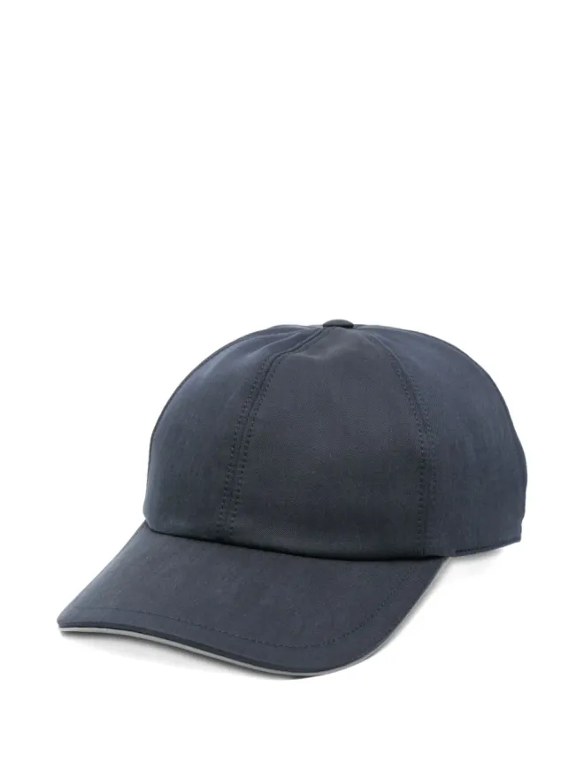 Eleventy Eleventy タッチストラップ付きシルクベースボールキャップの商品画像