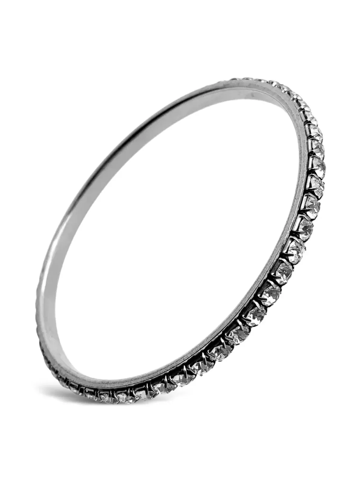 Jennifer Gibson Jewellery 1930s アールデコ クリスタル装飾 バングル ブレスレット - Silver - 画像4