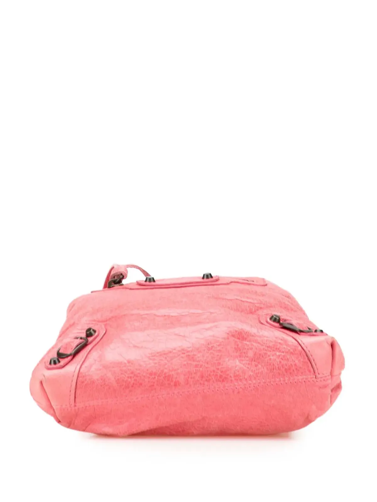 Balenciaga Pre-Owned ラムスキン モトクロス Move On ドローストリングポーチ - ピンク - 画像3