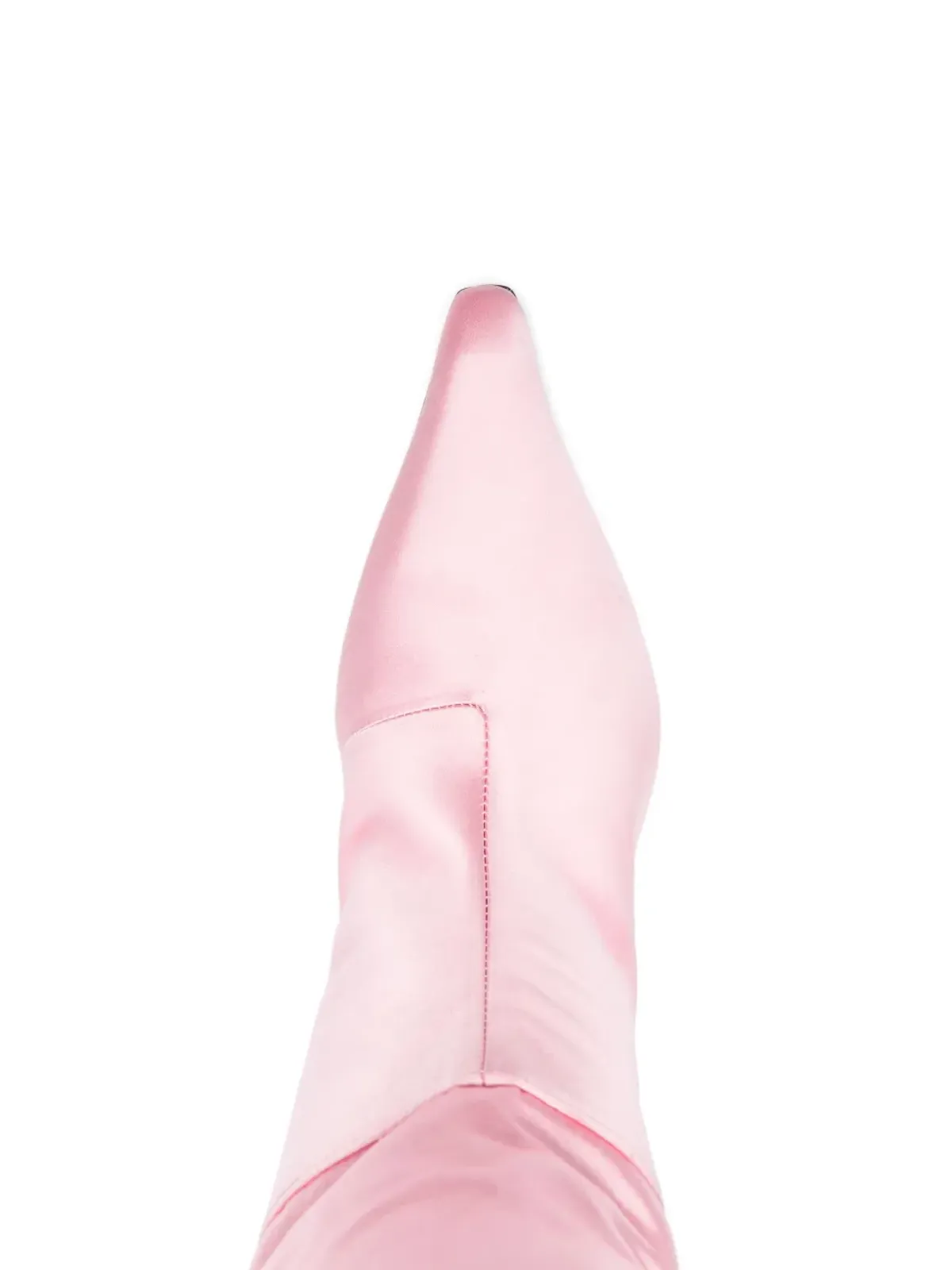 Alexander Wang ビンテージ フェザートリム付きニーハイブーツ ピンク - 画像4