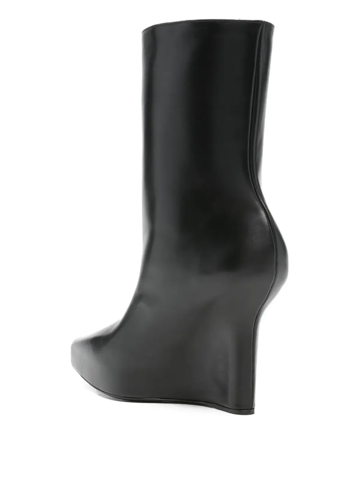 Givenchy Pre-Owned 120mm 4G ロックディテール ウェッジブーツ ブラック - 画像3