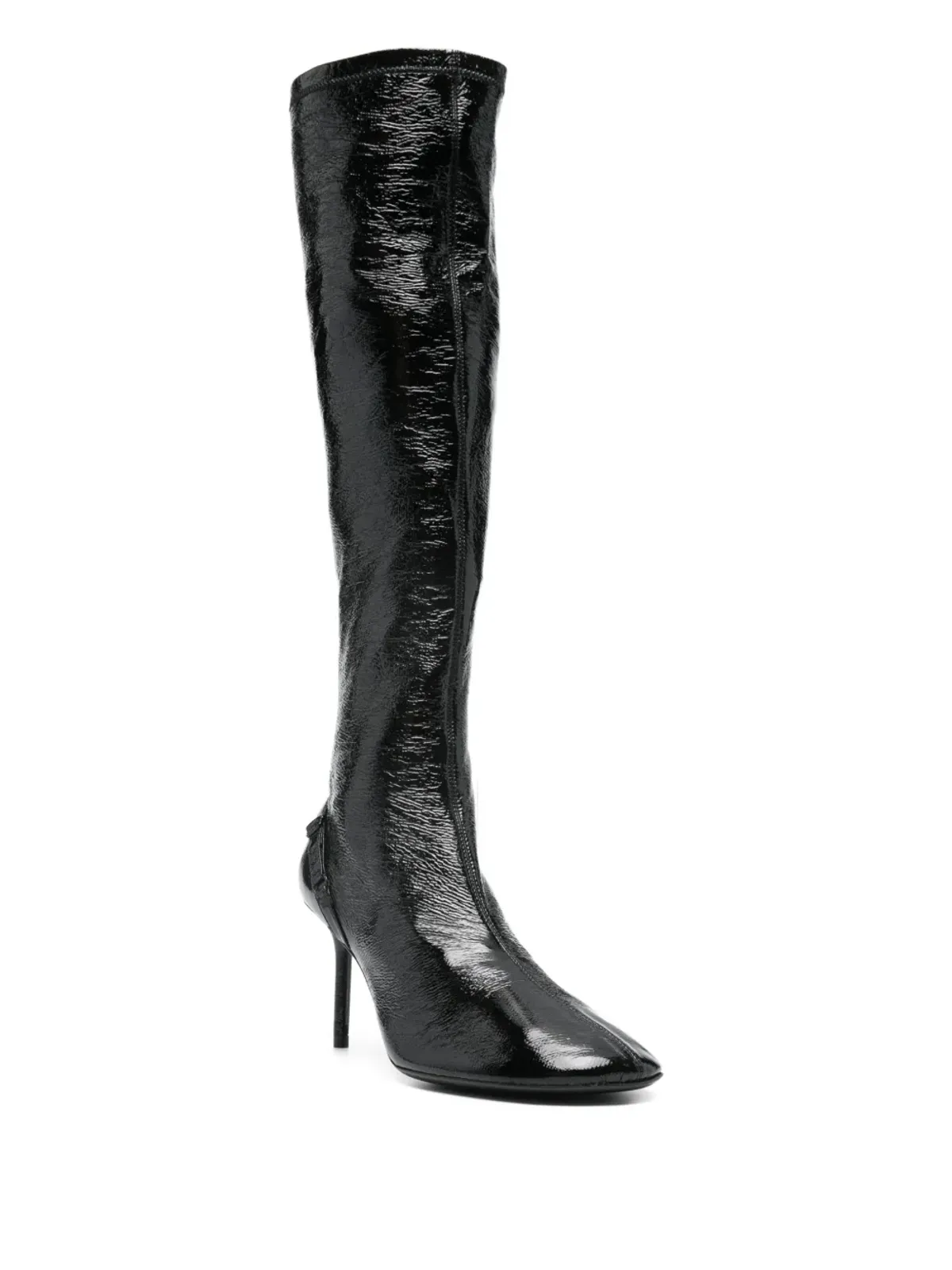 Courrèges Pre-Owned Oblique stiletto-heel boots - Black - 画像2