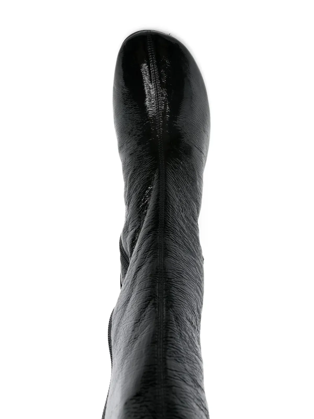 Courrèges Pre-Owned Oblique stiletto-heel boots - Black - 画像4