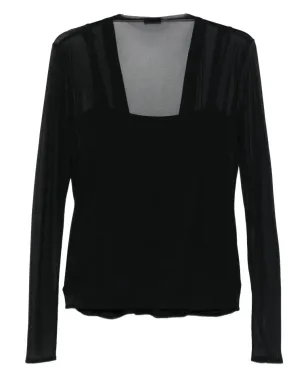 Givenchy Pre-Owned メッシュラップブラウス - サムネイル2