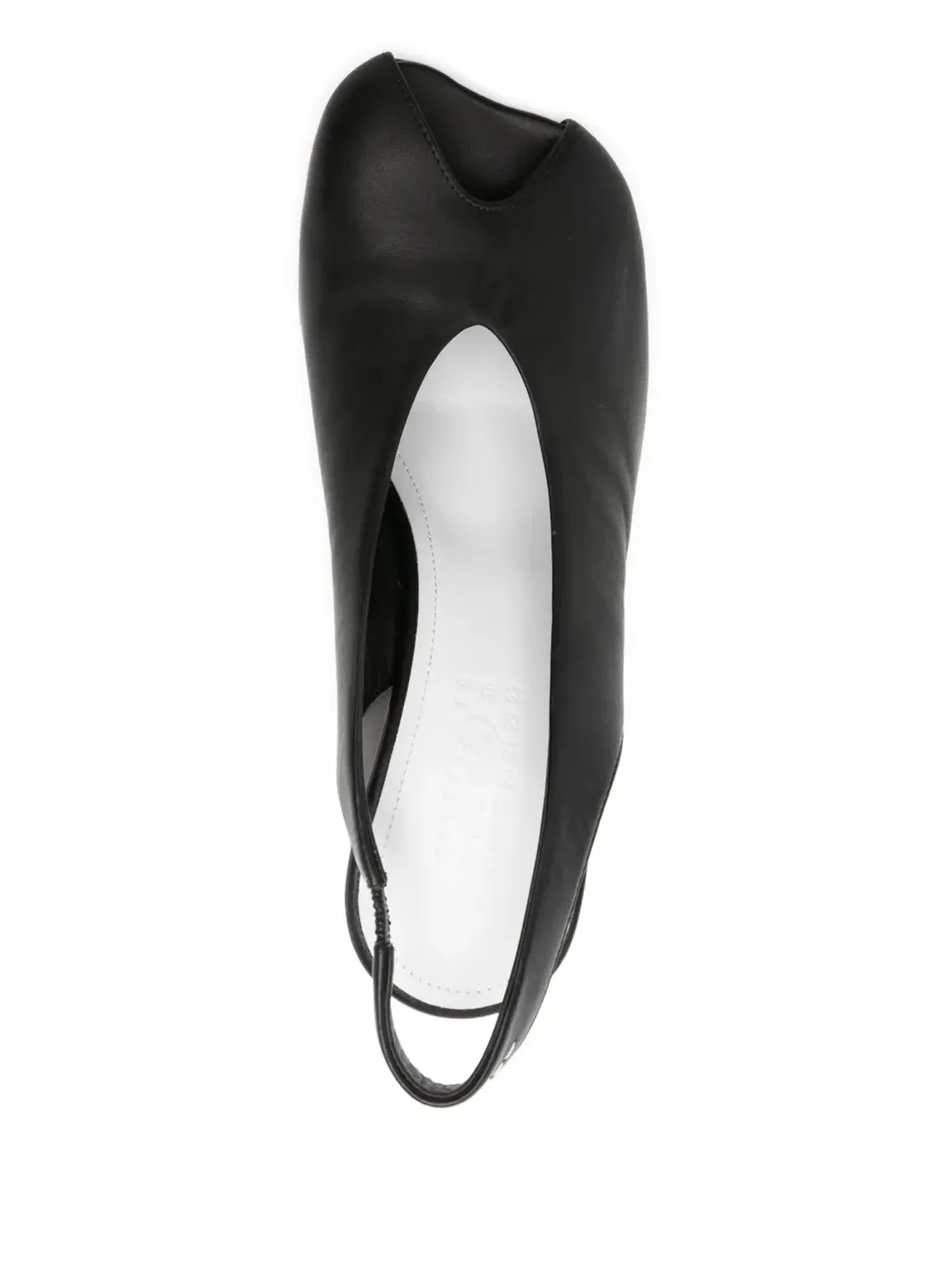 Maison Martin Margiela Pre-Owned スリングバック カーフレザー パンプス - 画像4
