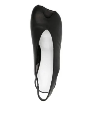 Maison Martin Margiela Pre-Owned スリングバック カーフレザー パンプス - サムネイル4