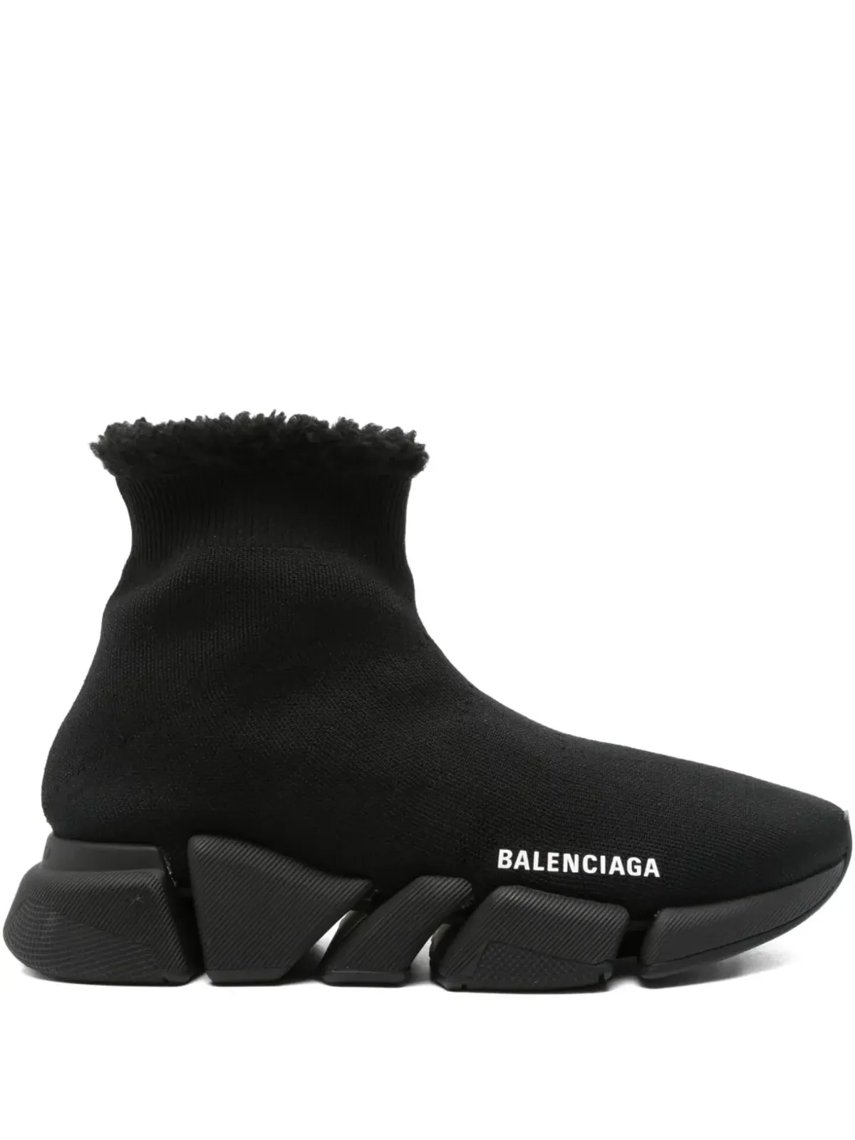 Balenciaga Pre-Owned Speed 2.0 シアーリングトリムスニーカー - ブラック - 画像1