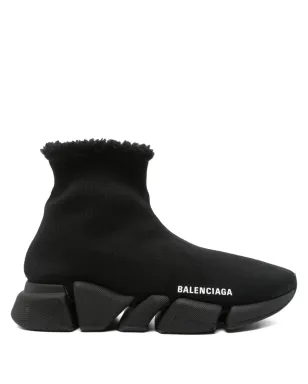 Balenciaga Pre-Owned Speed 2.0 シアーリングトリムスニーカー - ブラック - サムネイル1