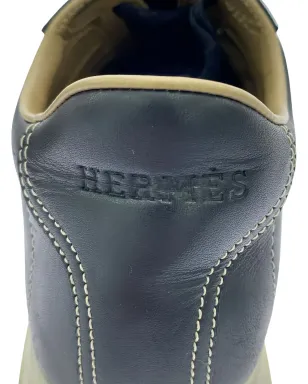 Hermès Pre-Owned レースアップレザー スニーカー - サムネイル5