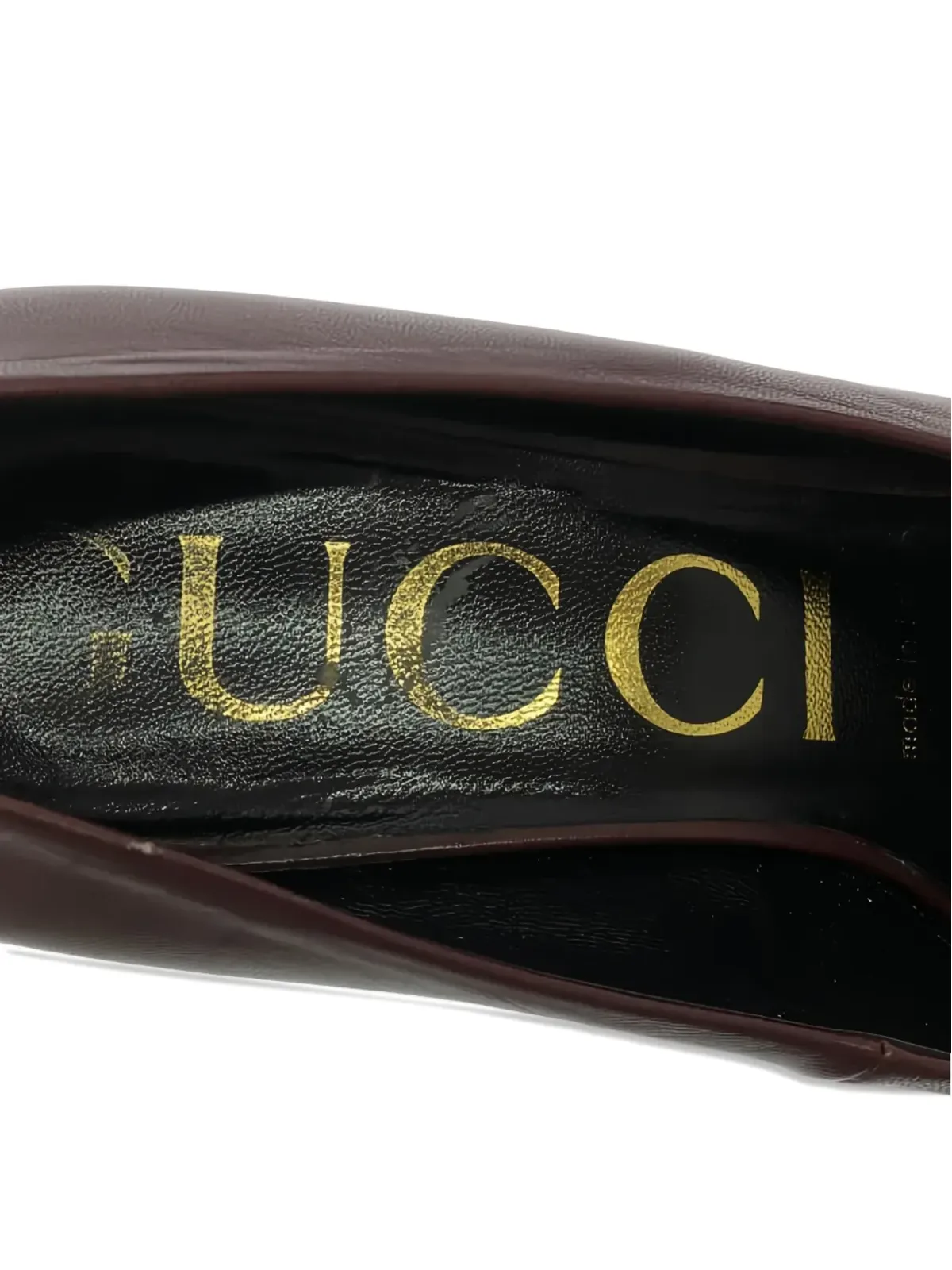 Gucci Pre-Owned ポインテッドトゥ・スティレットパンプス - Red - 画像4