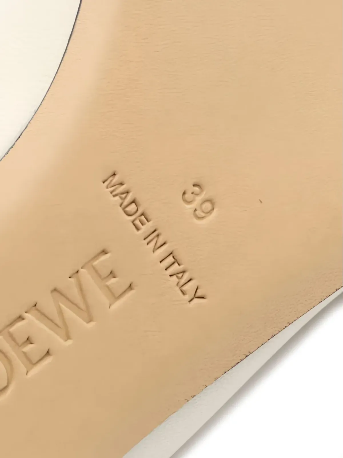 Loewe Pre-Owned レザー スリップオン - 画像2