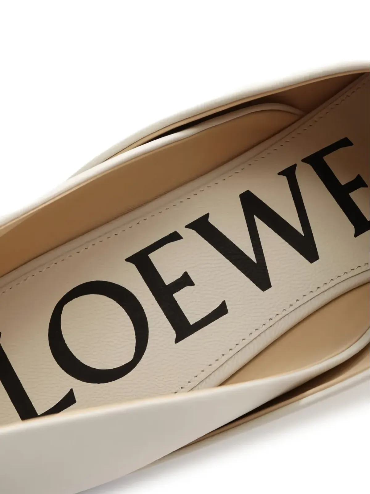 Loewe Pre-Owned レザー スリップオン - 画像3
