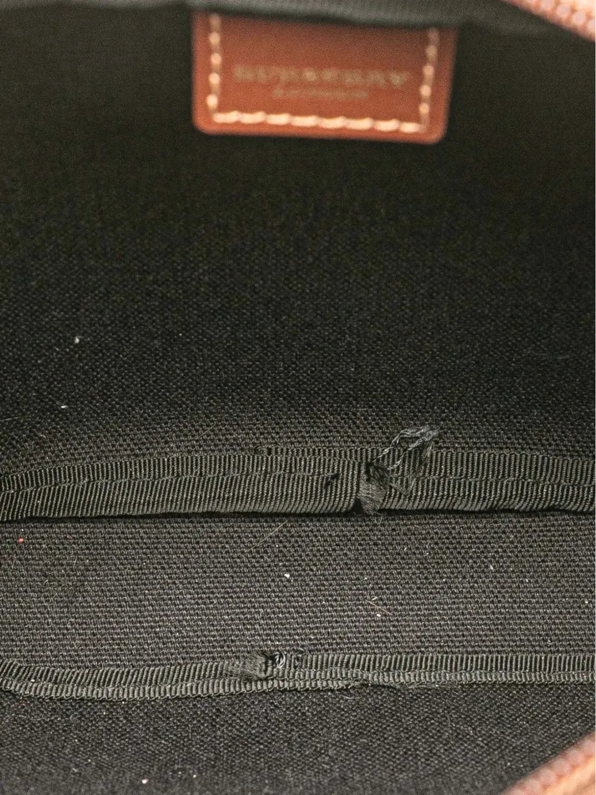 Burberry Pre-Owned Haymarket Check coated canvas クロスボディバッグ - 画像5