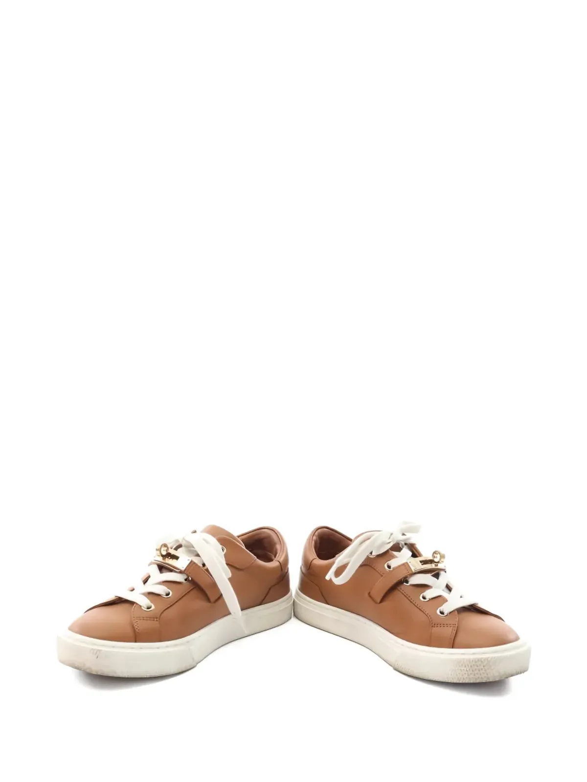 Hermès Pre-Owned Day Kelly buckle sneakers - Brown - 画像2