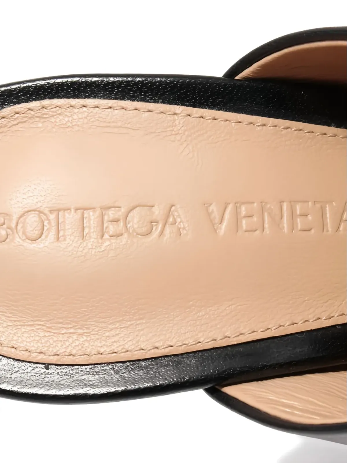 Bottega Veneta Pre-Owned ノットヒールサンダル - ブラック - 画像5