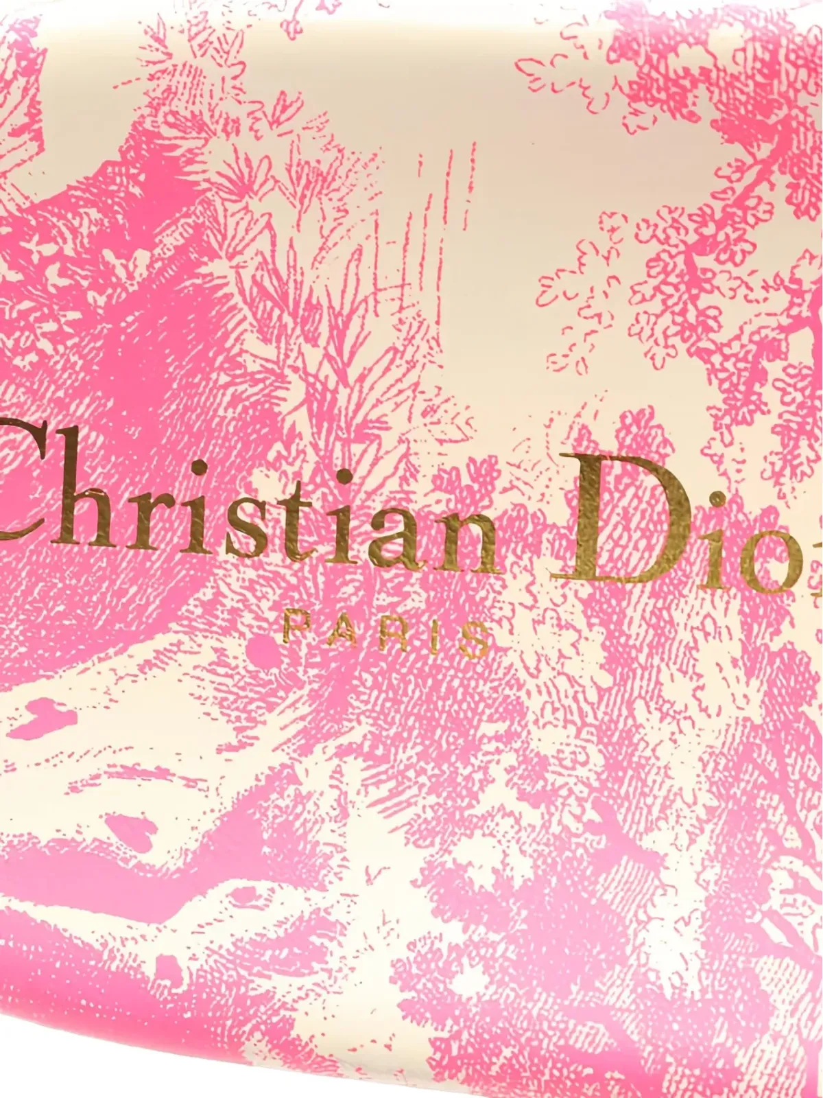 Christian Dior ビンテージ 花柄プリントキャンバス地スライドサンダル - 画像4