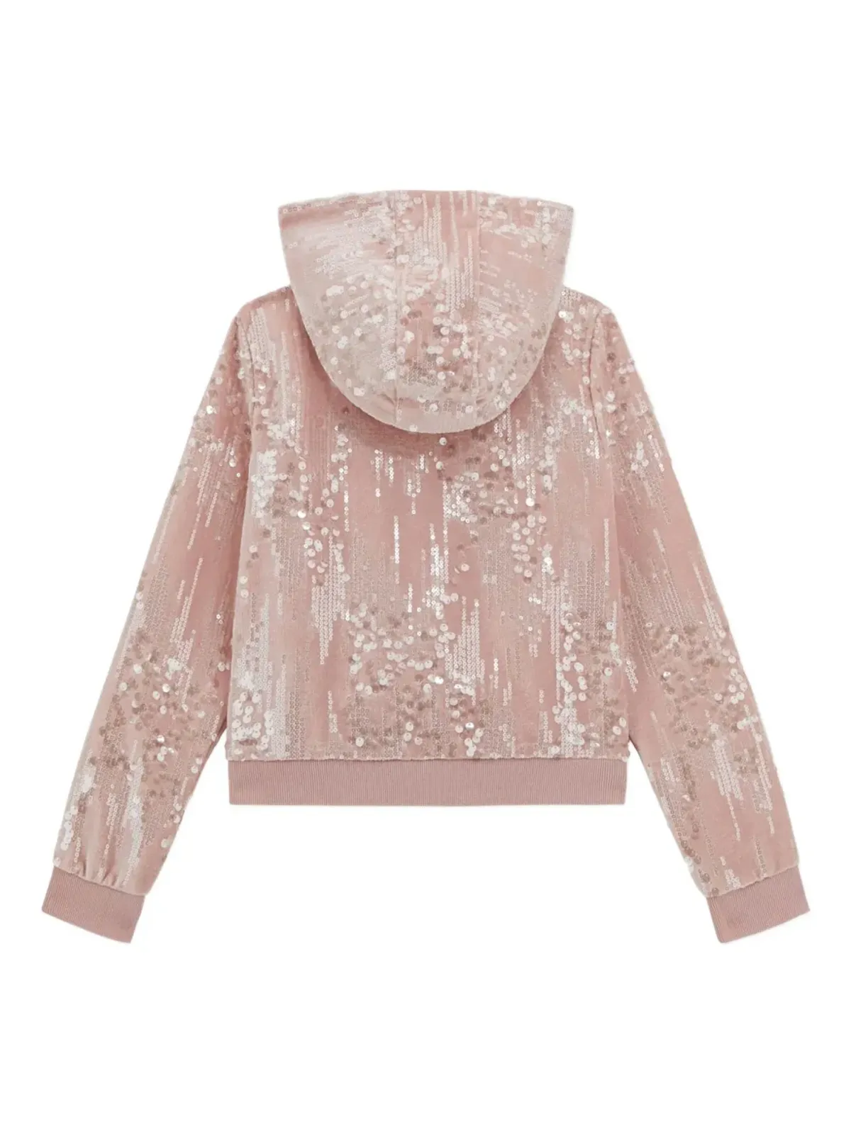 guess kids シークイン装飾フーディ - 画像2